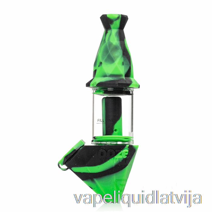 Ooze Bectar Silikona Burbulis Hameleons (melns/zaļš) Vape šķidrums